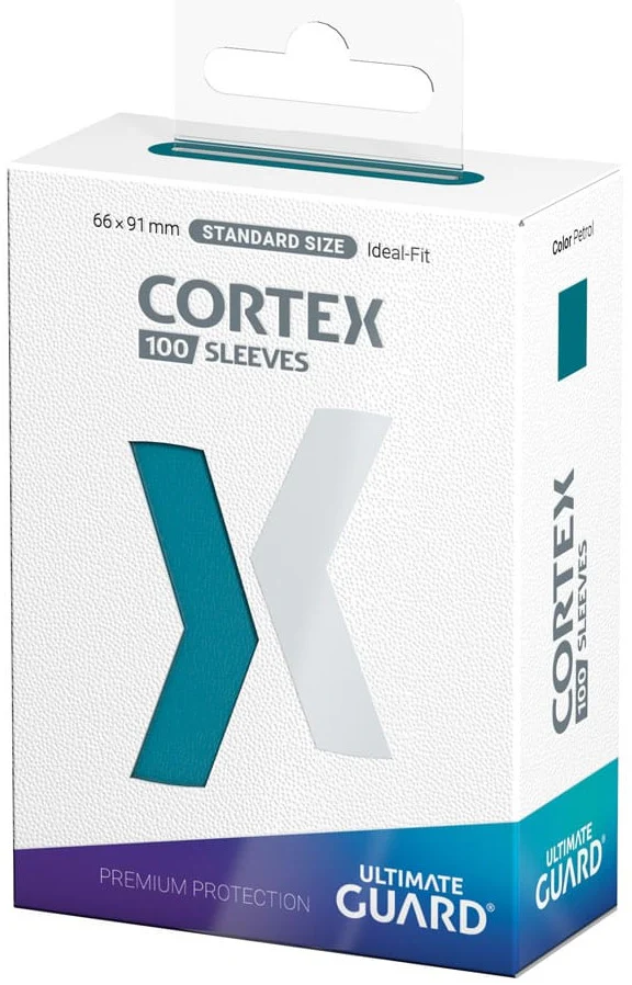 Ultimate Guard Cortex - 100CT Standard Size - Petrol Glossy Sleeves