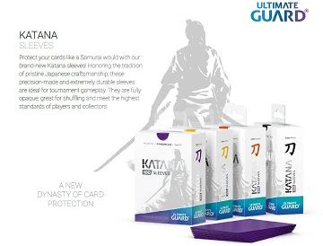 Ultimate Guard Katana - 100CT Standard Size - Blue Sleeves