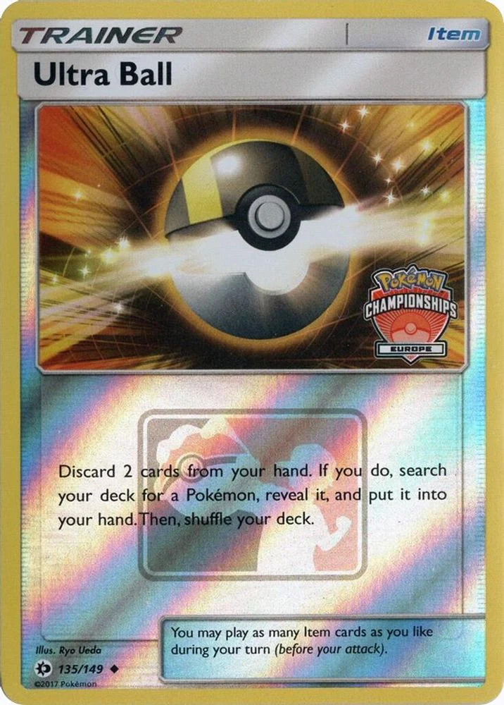 Ultra Ball (Europe Championships) 135/149 - Reverse Holofoil League & Championship Cards - Promo