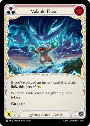 Volatile Fluxor (Red) (OMN178) - Omens of the Third Age