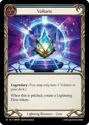 Voltaris (Blue) (OMN000) - Omens of the Third Age Cold Foil