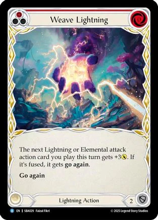 Weave Lightning (Red) (SBA029) - Silver Age Chapter 3