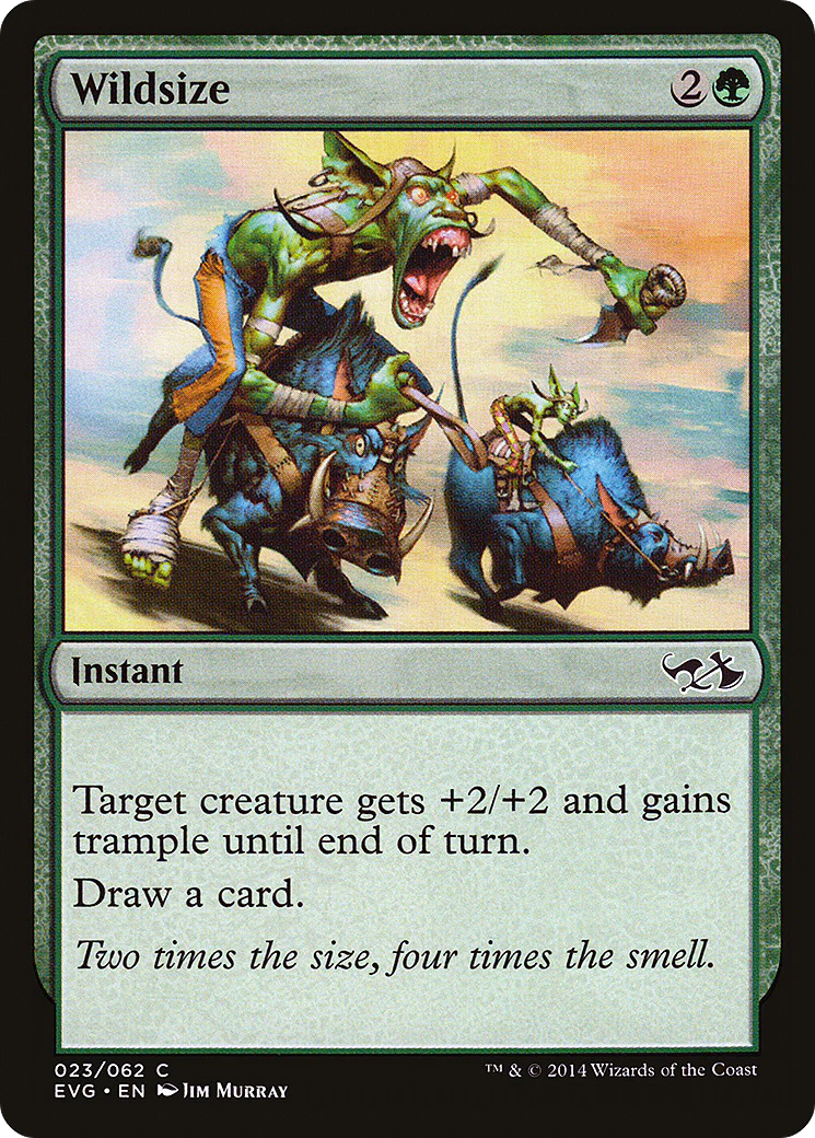 Wildsize (DD3-) - Duel Decks Anthology: Elves vs. Goblins Foil