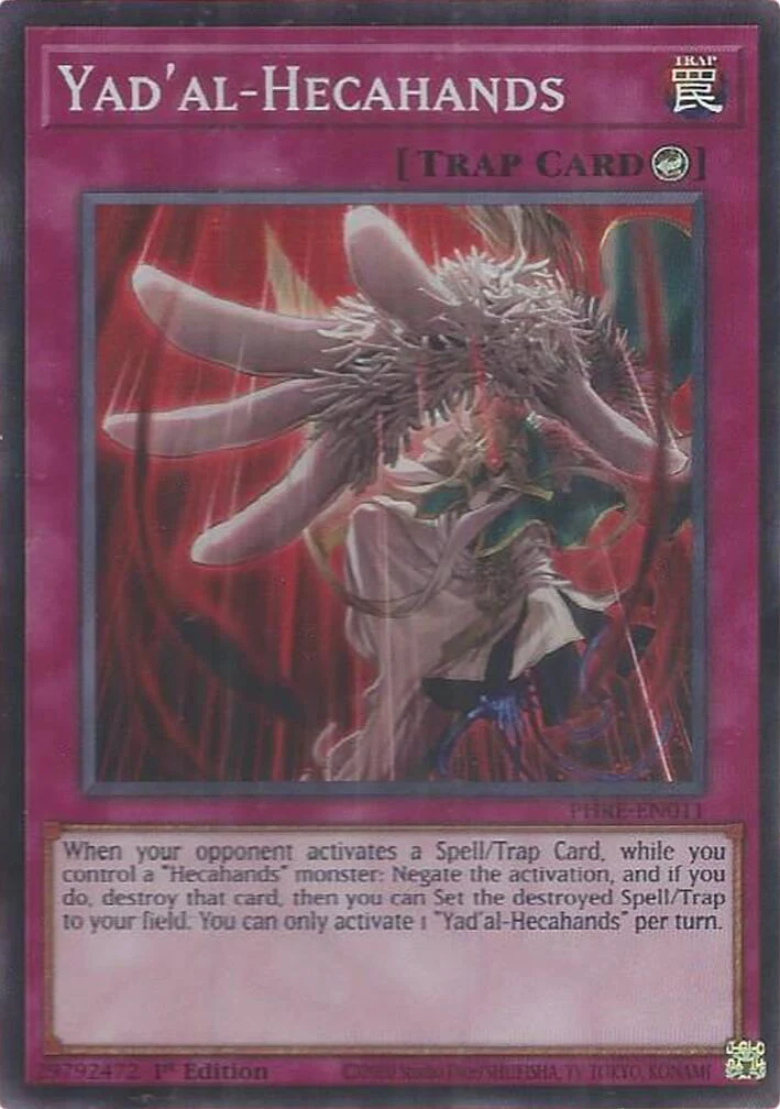 Yad'al-Hecahands (Super Rare) [PHRE-EN011] Super Rare