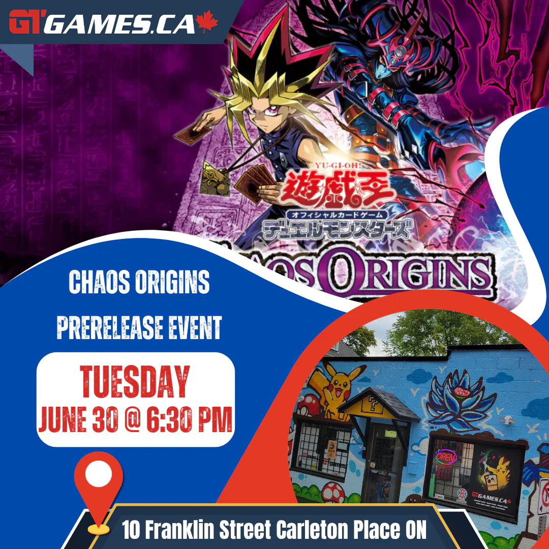 Yu-Gi-Oh Chaos Origins Prerelease Ticket [Tuesday June 30th at 6:30 PM in Carleton Place] - Image 2