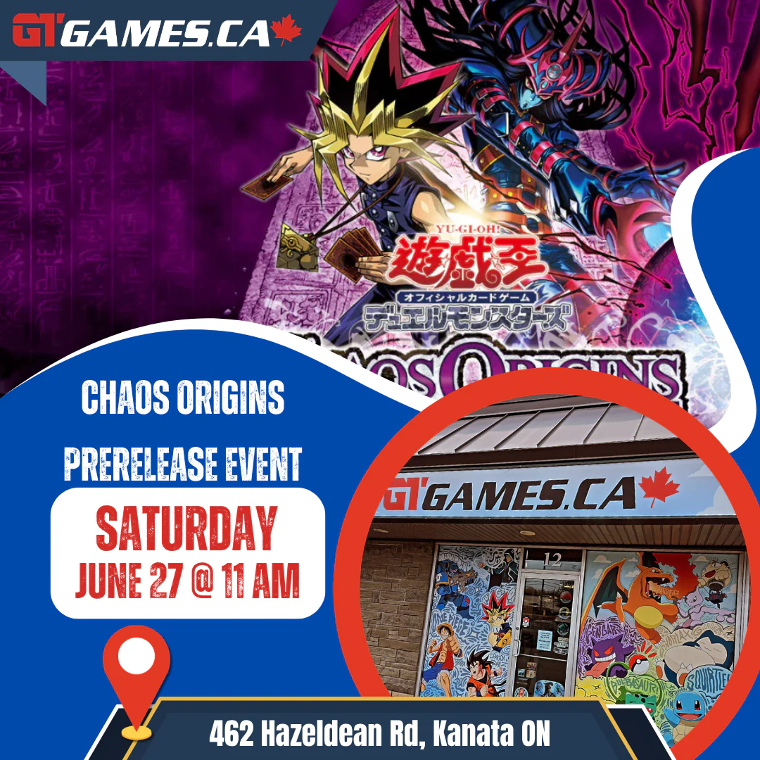 Yu-Gi-Oh Chaos Origins Prerelease Ticket [Saturday June 27th at 11 AM in Kanata] - Image 2